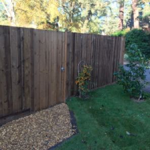 Closeboard Fencing and Garden Gate