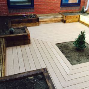 Raised Beds, Seating, Composite Decking